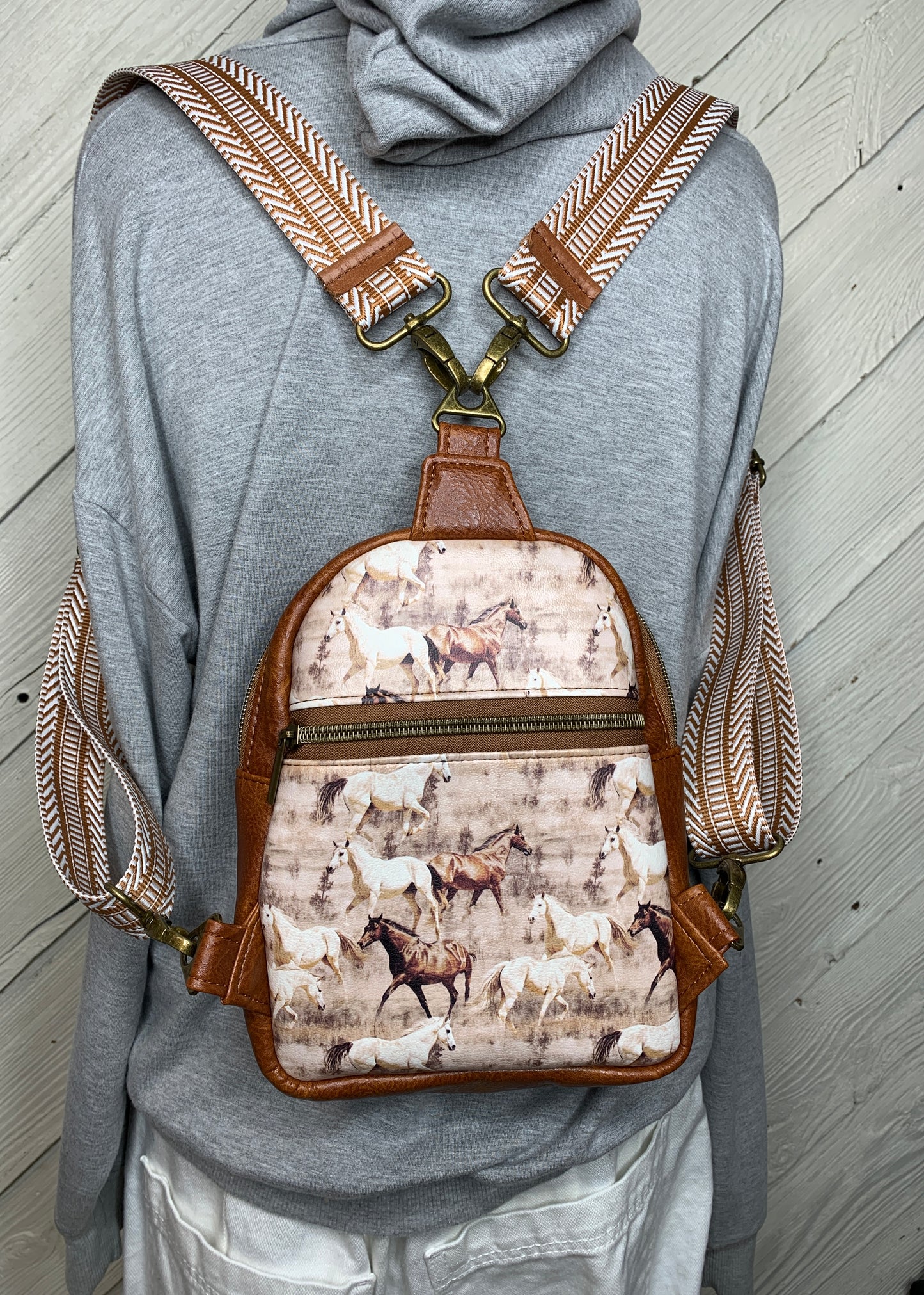 Horse Backpack Purse