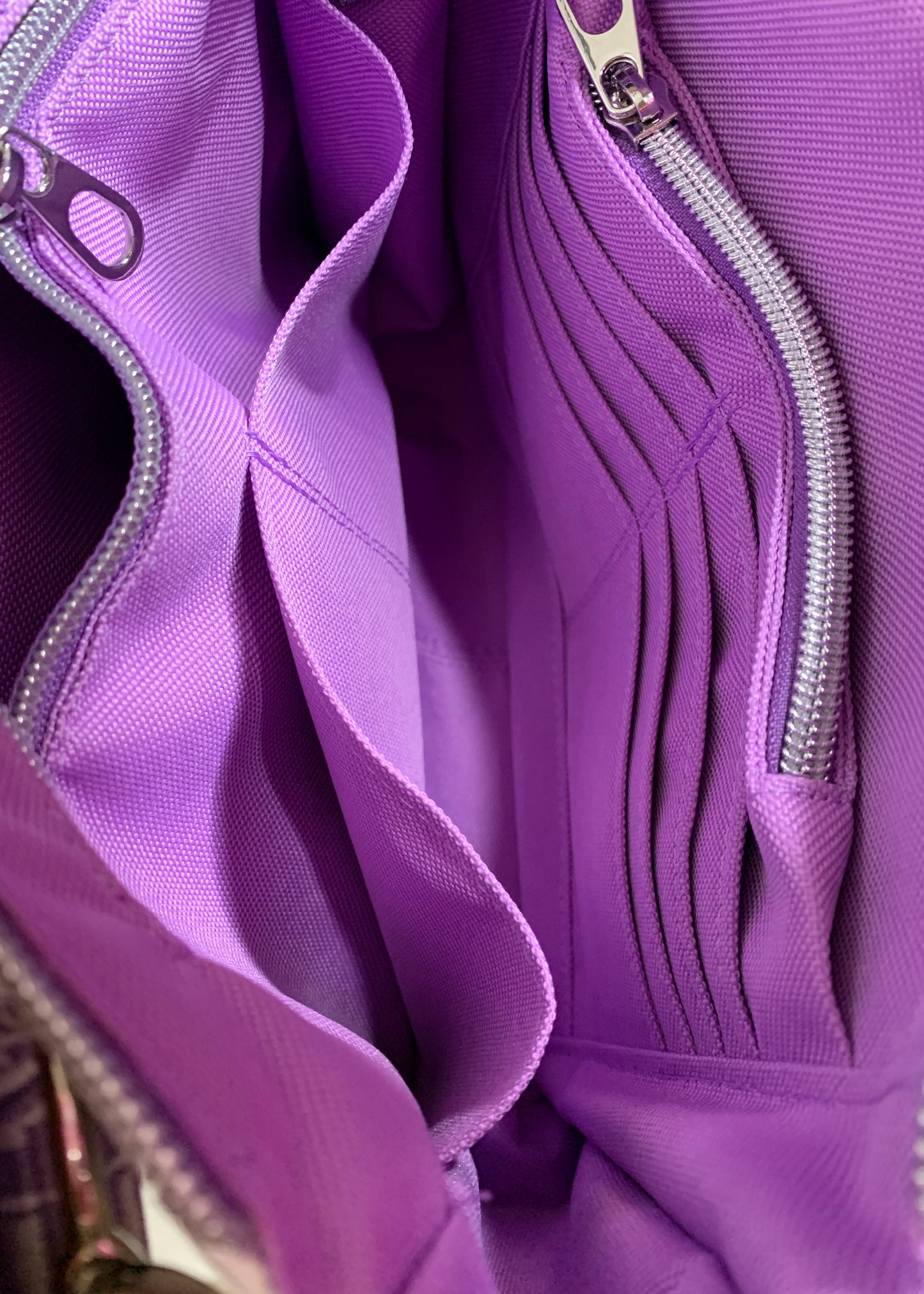 Purple Floral Crossbody Bag