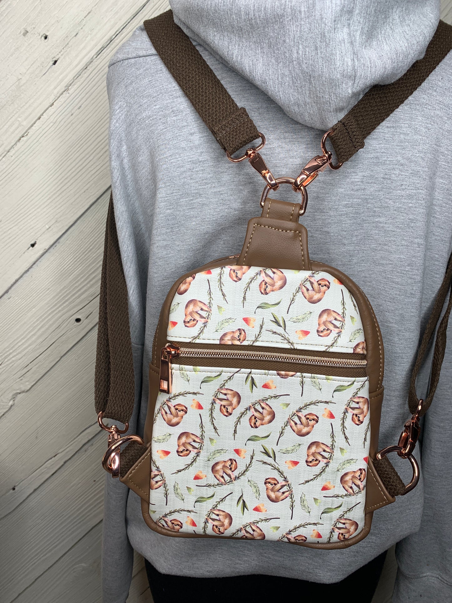 Sloth Backpack Purse