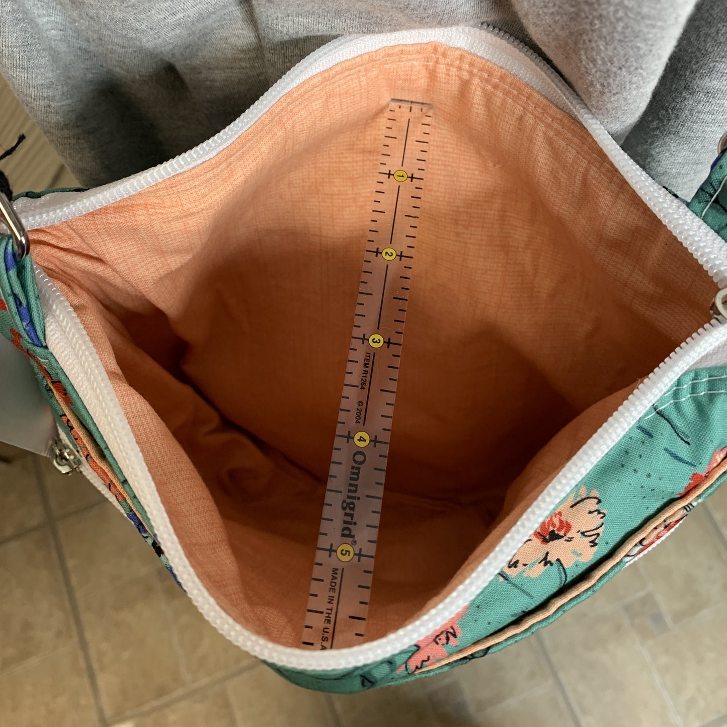 Crossbody Bag with floral design