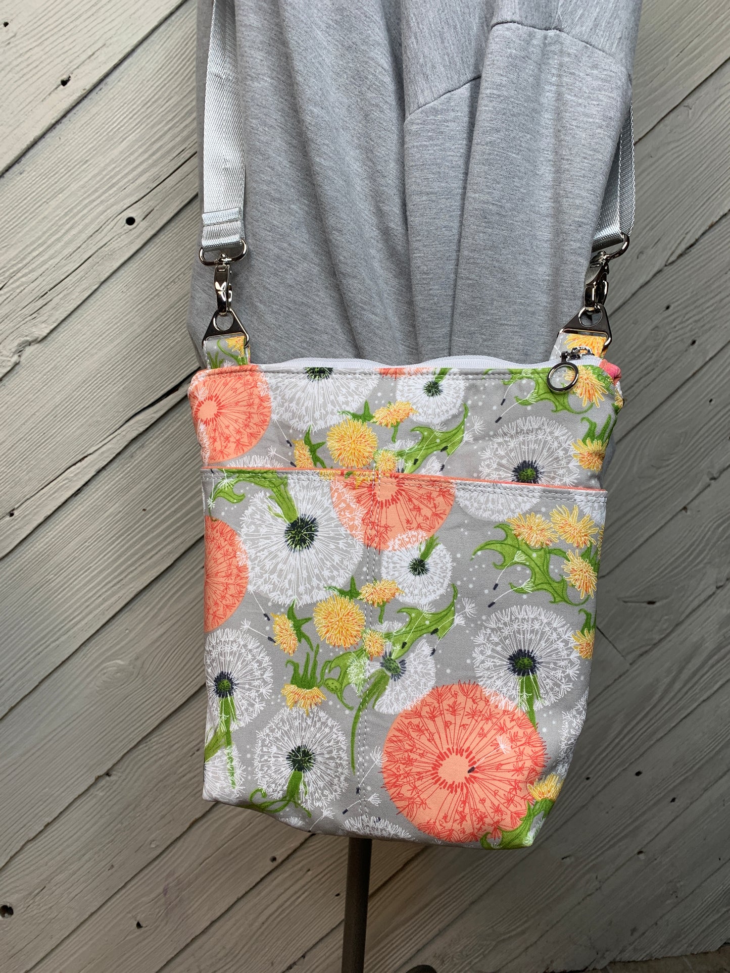 Crossbody Bag with dandelion design
