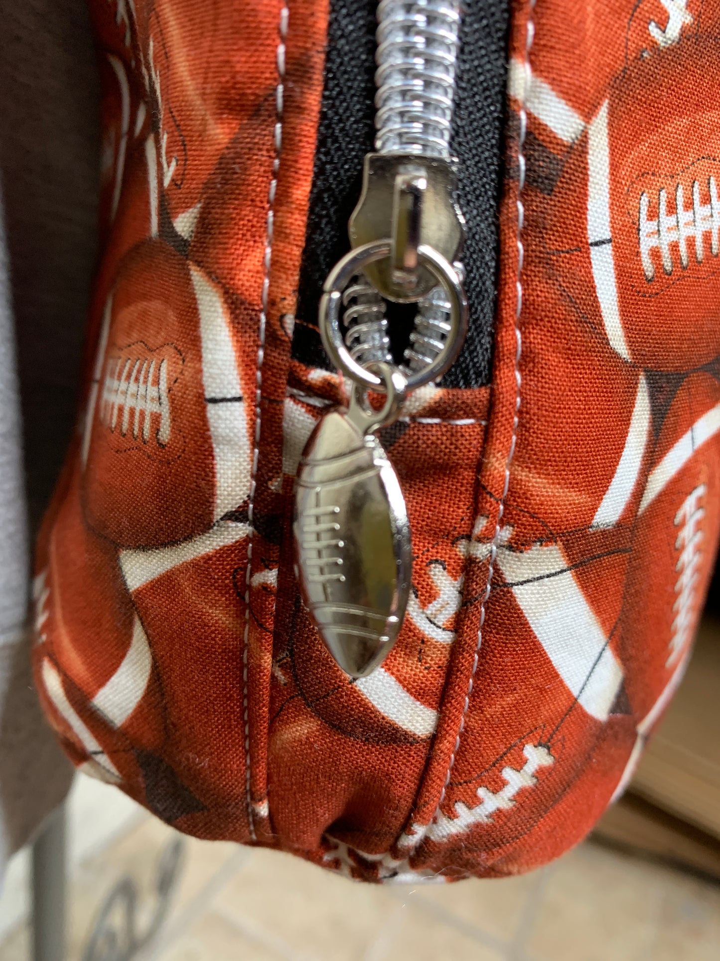 Water Bottle Bag with Football Pattern