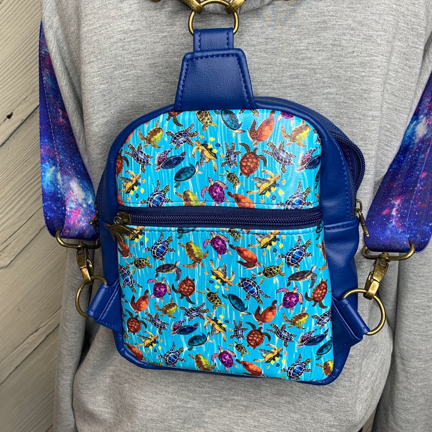 Sea Turtle Backpack Purse