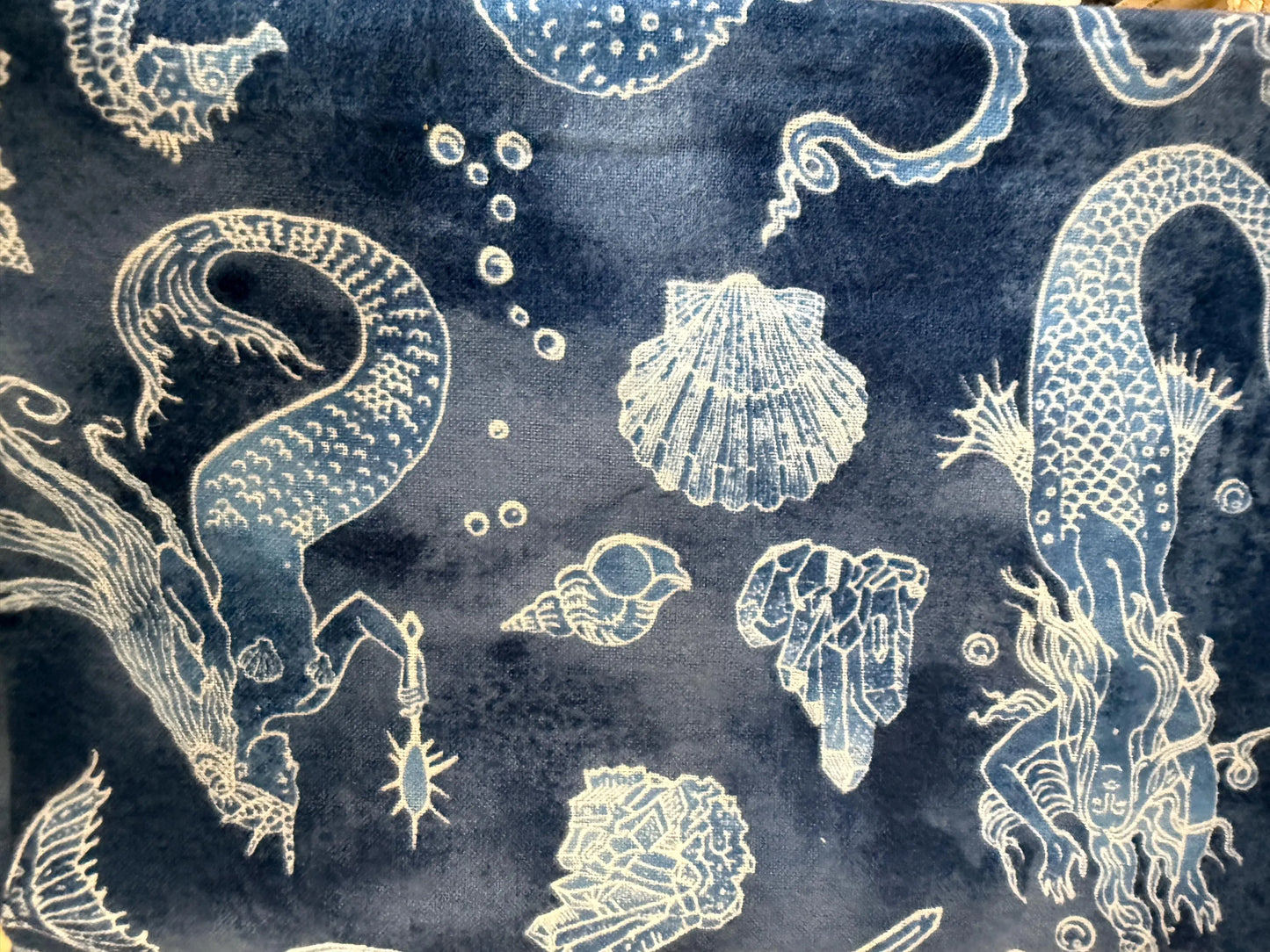 Adult Hooded Bath Towel, Mermaid and Ocean theme Flannel Hood Lining