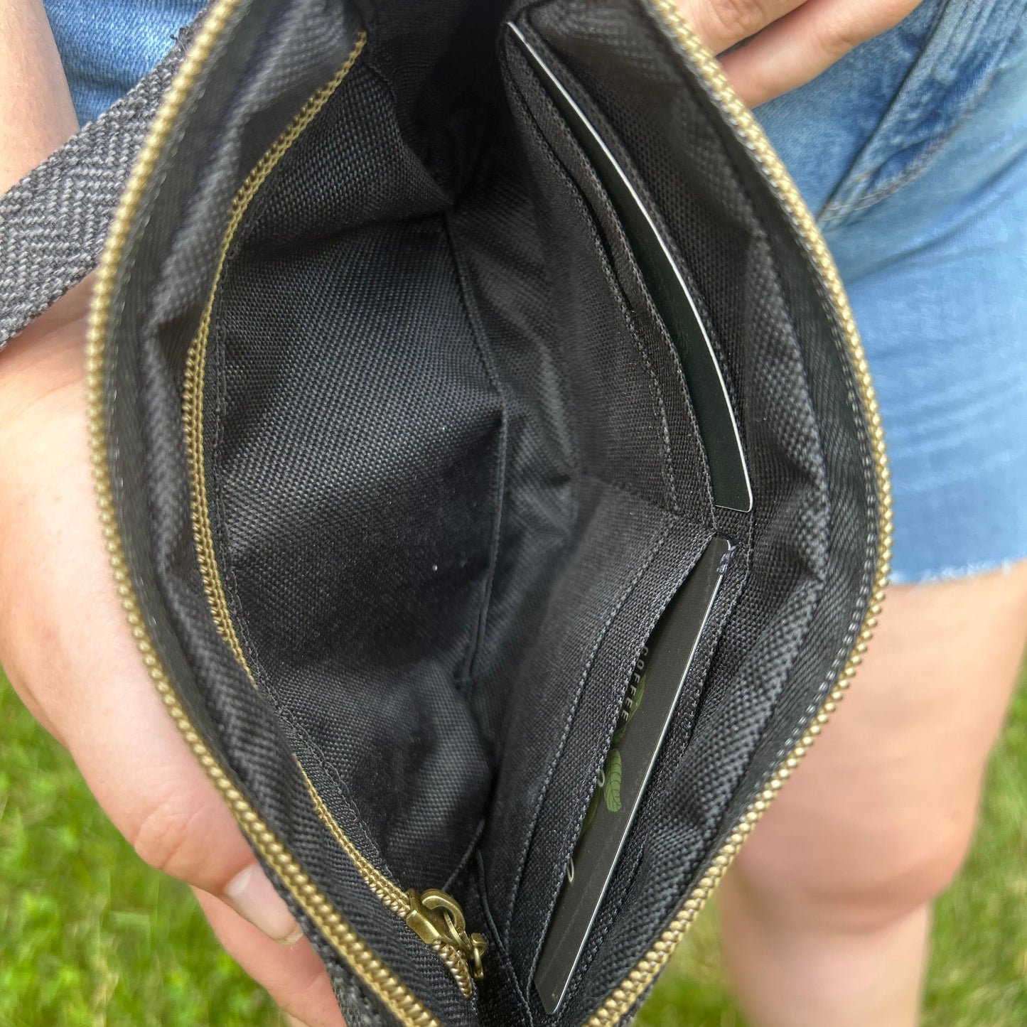 Grey Wristlet