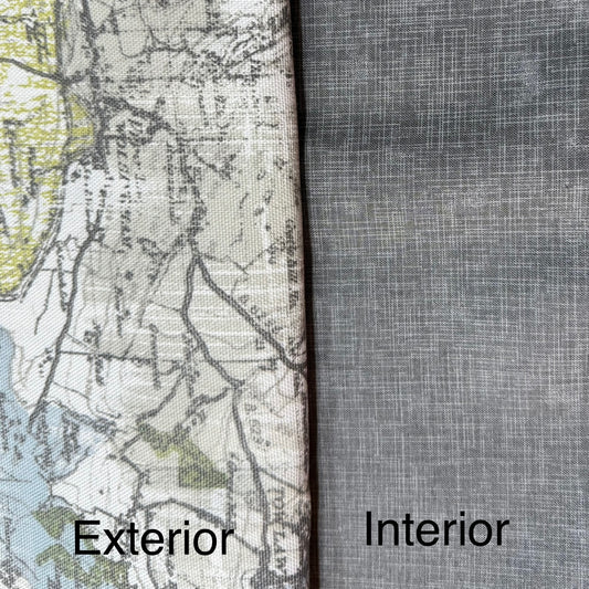 H20 to Go kit with map print