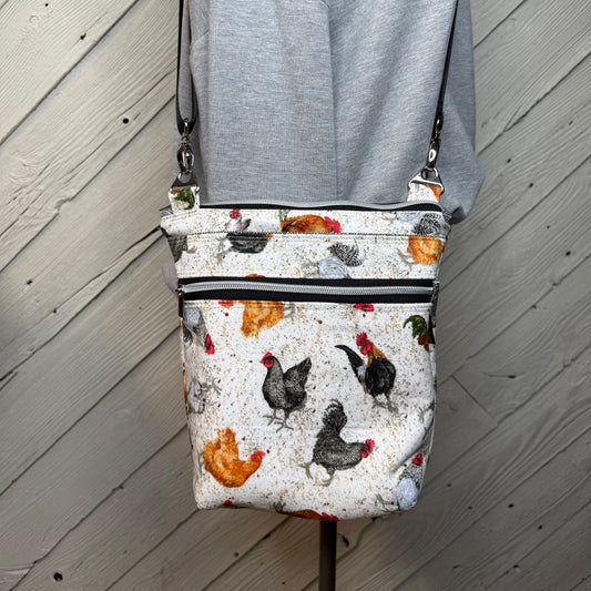 Crossbody Bag with chicken design
