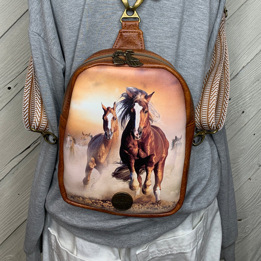 Horse Backpack Purse