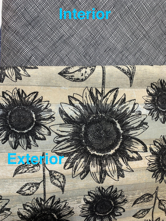 H20 to Go kit with sunflower print