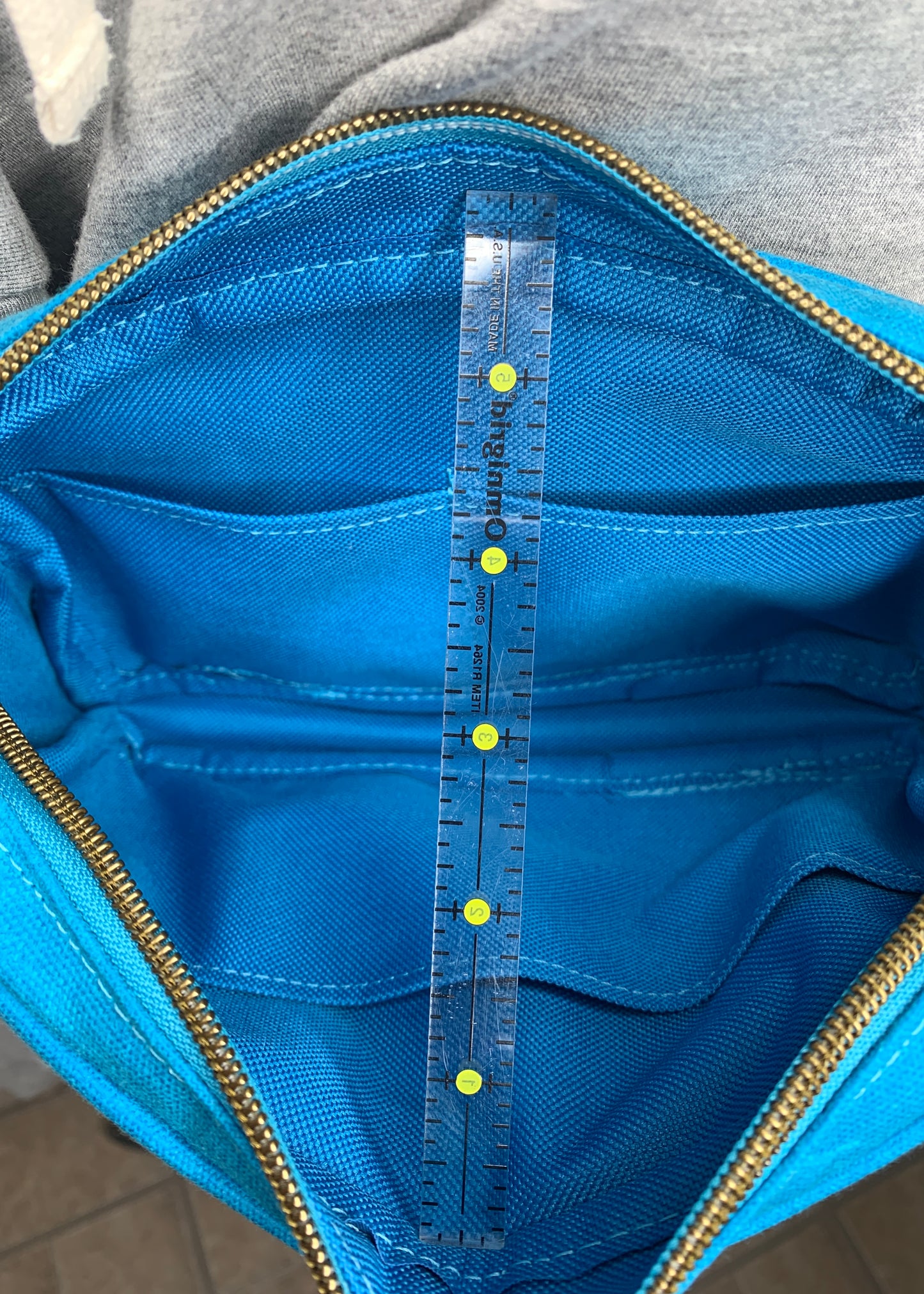 Blue Flowers Sling Bag