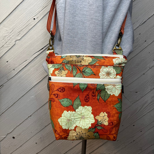 Crossbody Bag with floral design