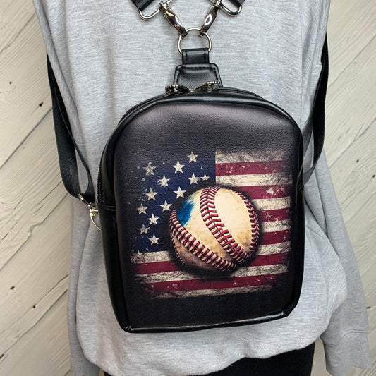 Baseball Backpack Purse