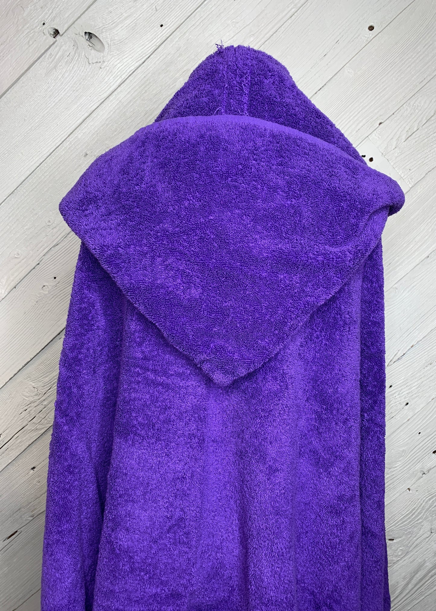 Adult Hooded Bath Towel in Dark Purple