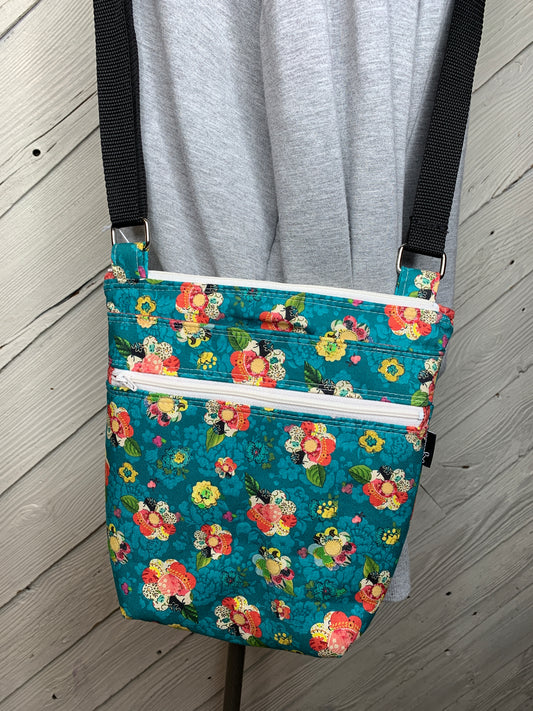 Crossbody Bag with floral design