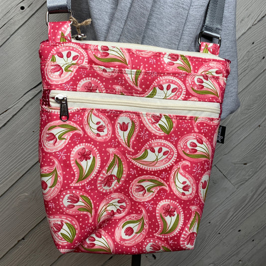 Crossbody Bag with tulip design