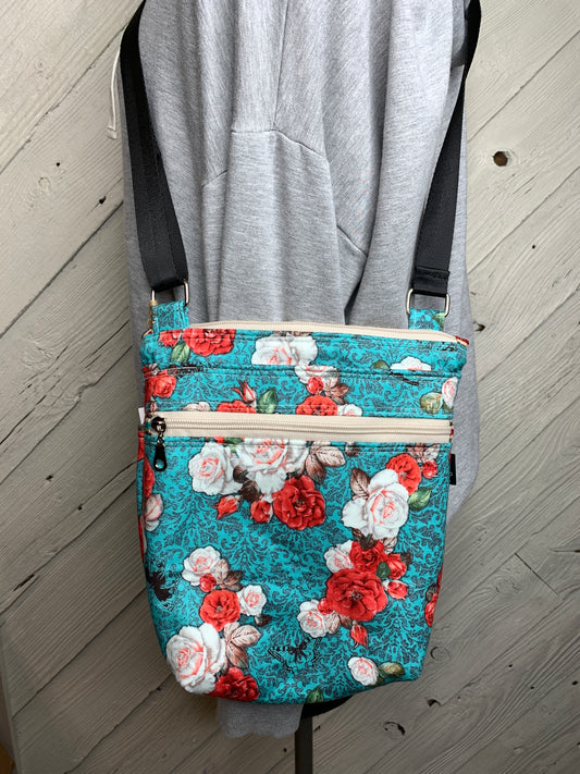 Crossbody Bag with floral design