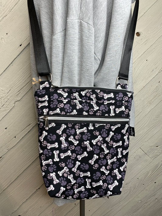 Crossbody Bag with dog bone design