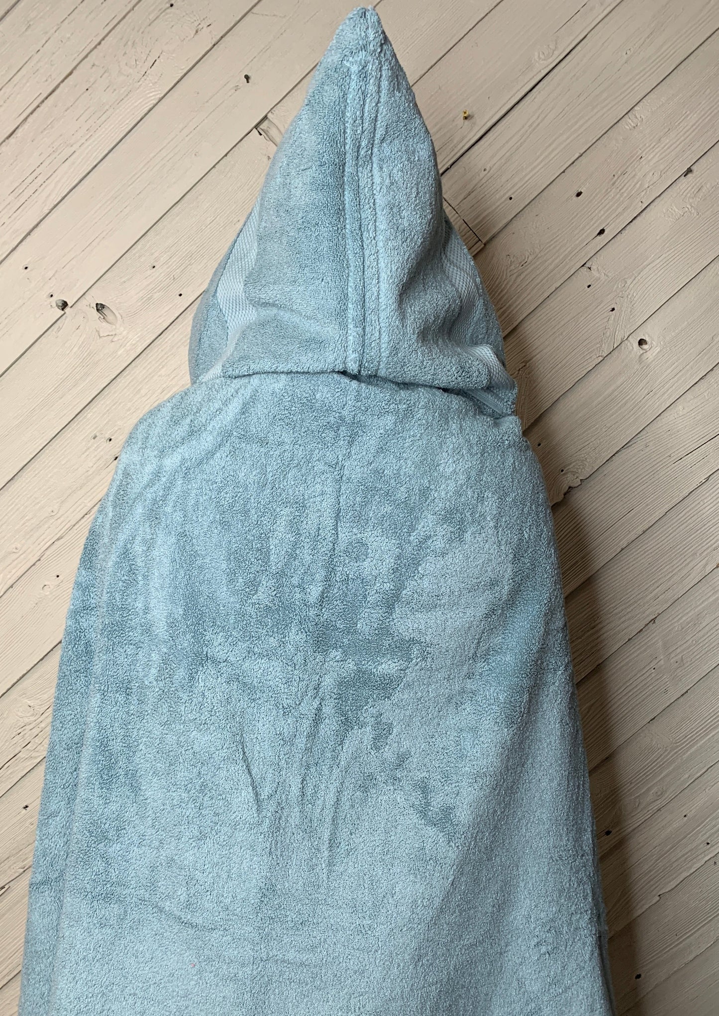 Adult Hooded Bath Towel with a Donut Flannel Lining on the Hood