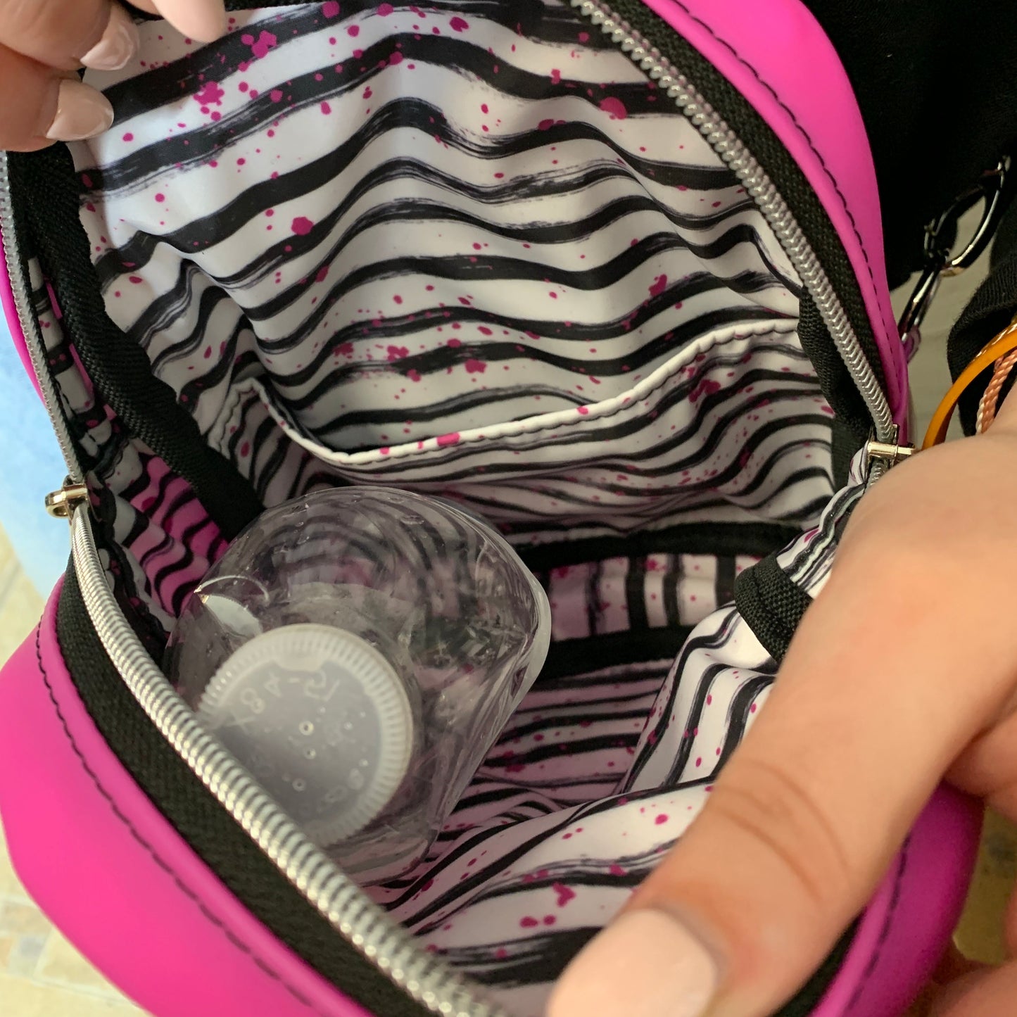 Pink Backpack Purse