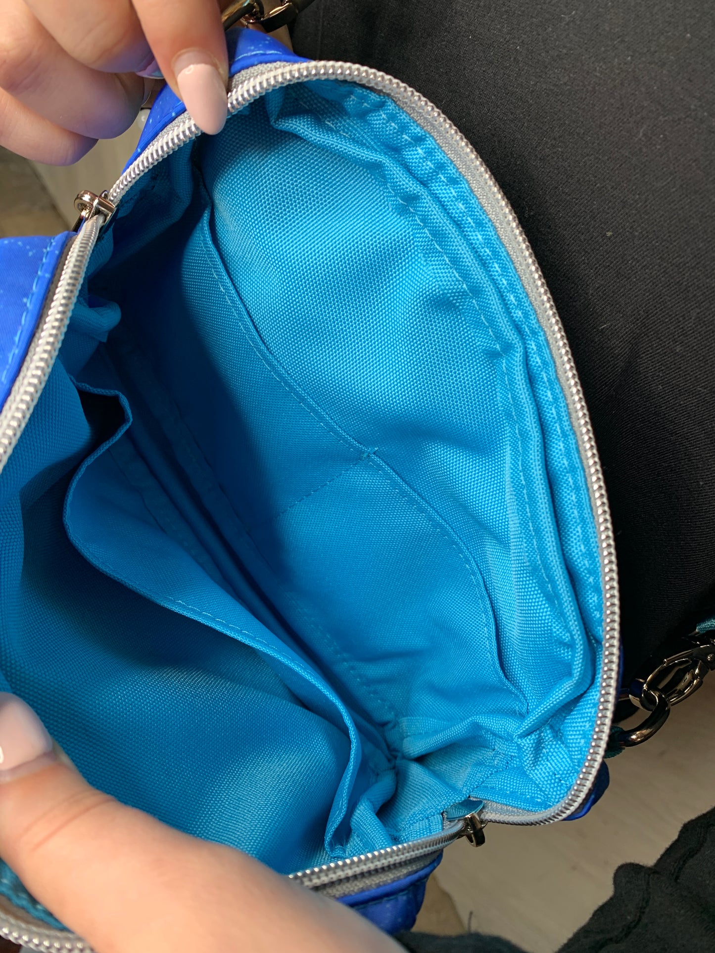 Blue Sling Bag