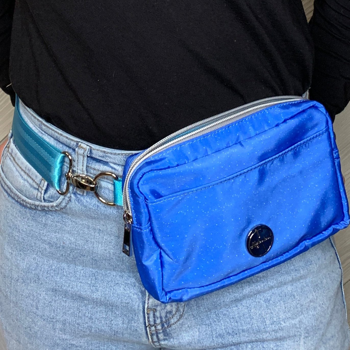 Blue Sling Bag