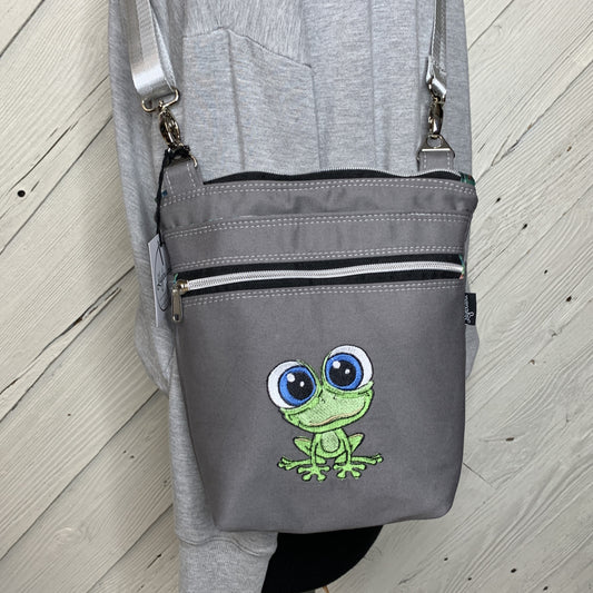 Crossbody Bag with frog design