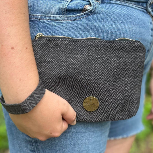 Grey Wristlet