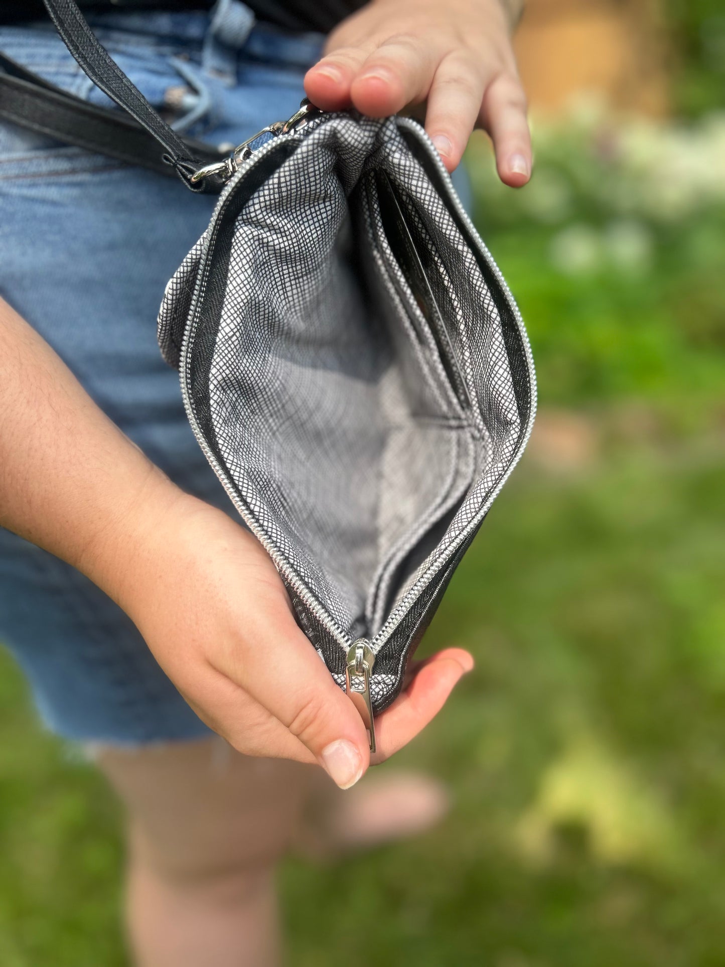 Clutch Crossbody Bag with Farm Animals