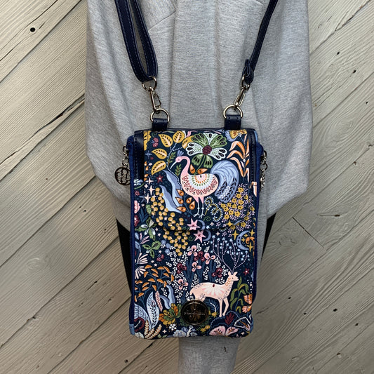 Clutch Crossbody Bag with Animal Pattern
