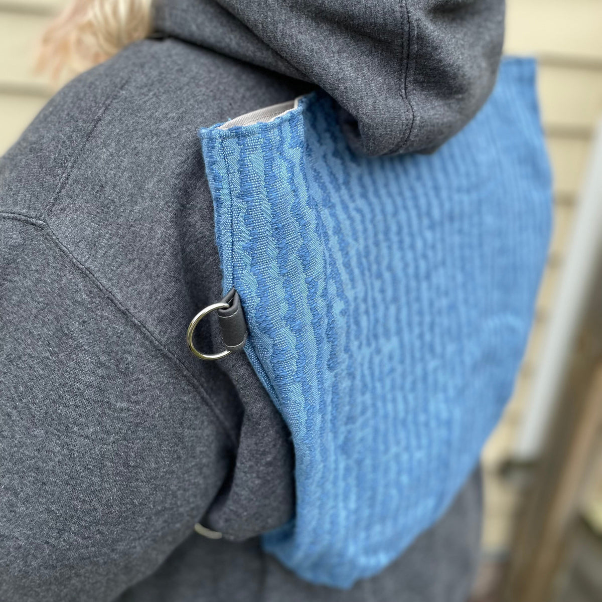 Blue convertible woman's purse, handmade bag, ladies shoulder bag, women's handmade handbag, women shoulder purse