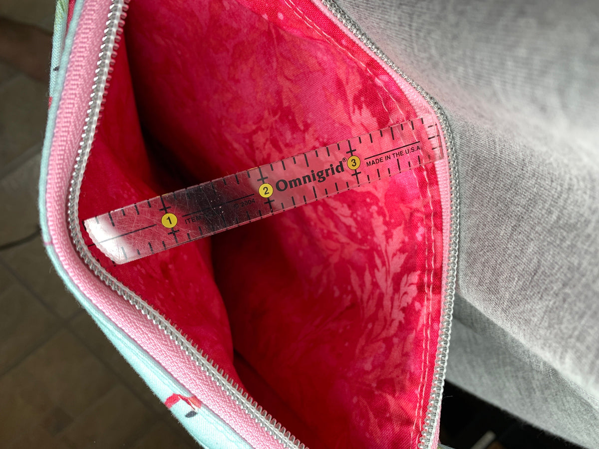 Flamingo crossbody purse, women's crossbody bag, hipster bag, adjustable crossbody bag, women's handbag