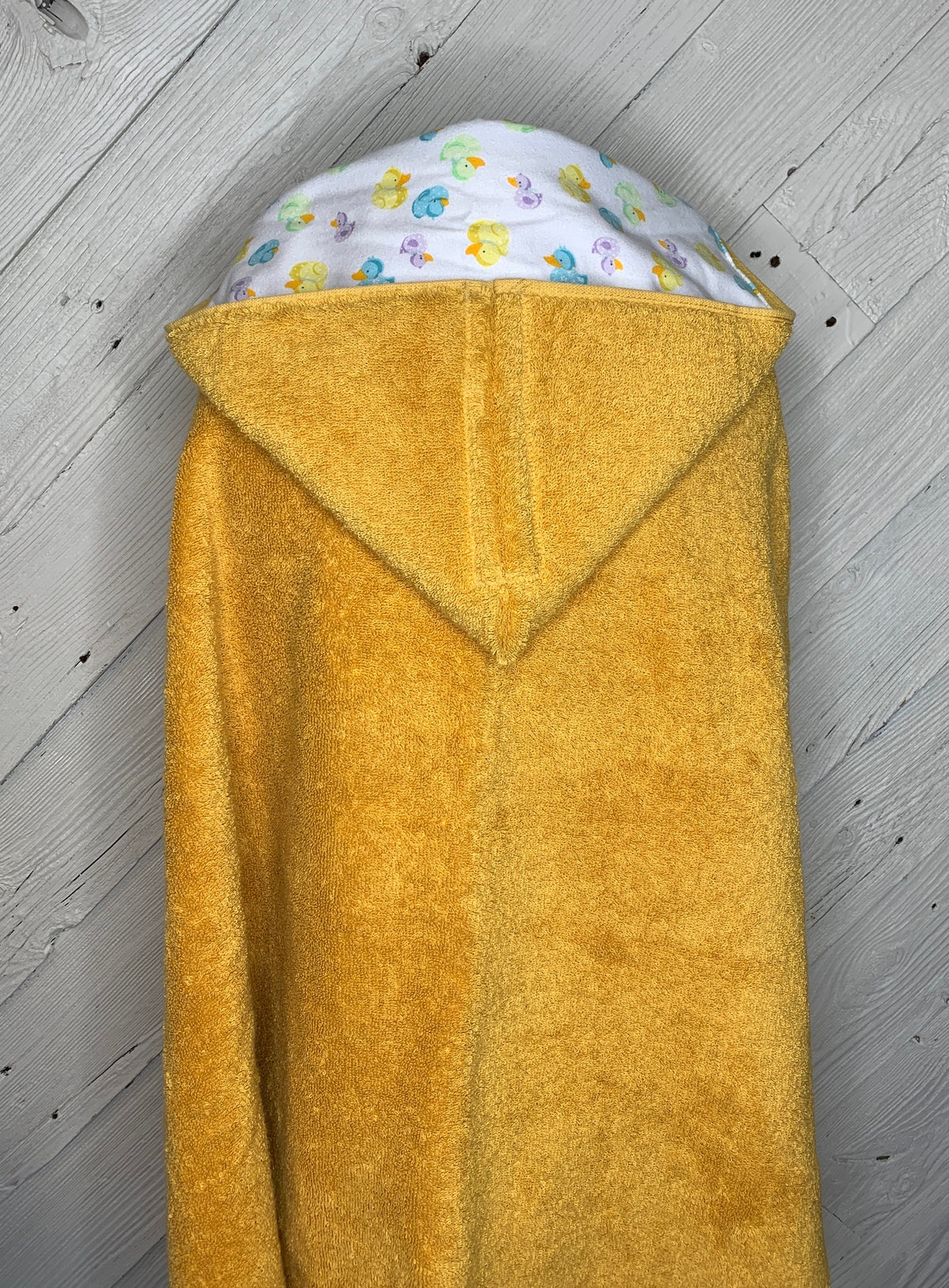 Rubber duck hooded towel for kids, child beach towel, kids bath wrap, personalized kids bath towel, baby boy shower gift, baby bath towel