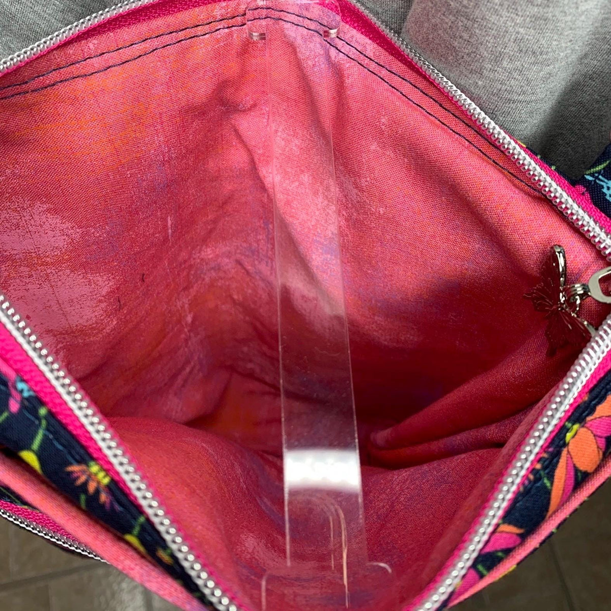 Pink floral crossbody purse, women's crossbody bag, hipster bag, messenger bag, adjustable crossbody bag, women's handbag