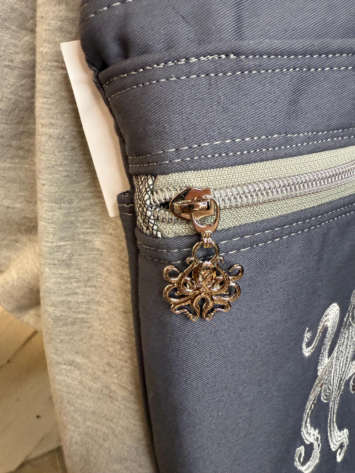 Octopus crossbody purse, women's crossbody bag, hipster bag, messenger bag, adjustable crossbody bag, women's handbag