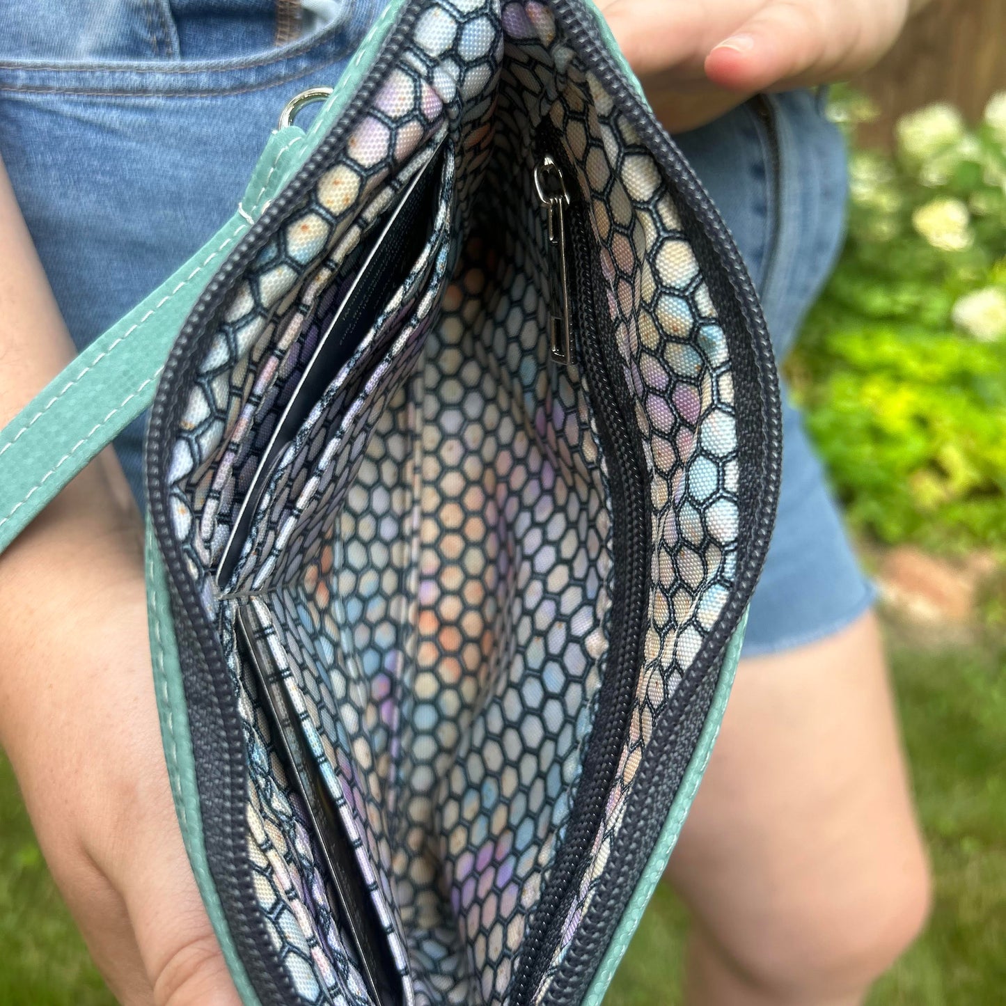 Teal Wristlet