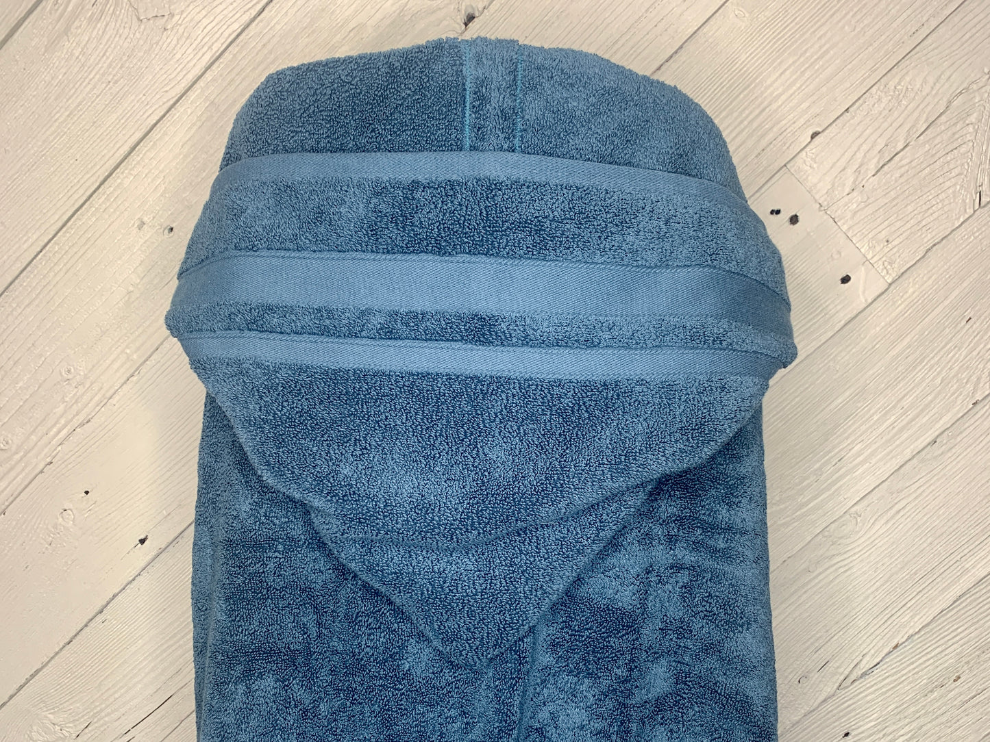 Adult Hooded Bath Towel, Teal, No Flannel Hood Lining